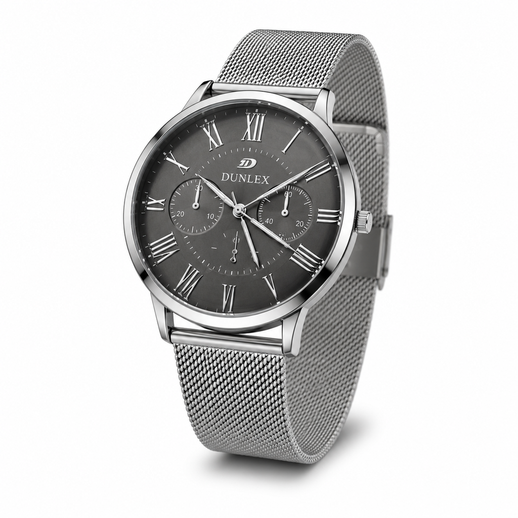 Classic Silver Mesh Watch