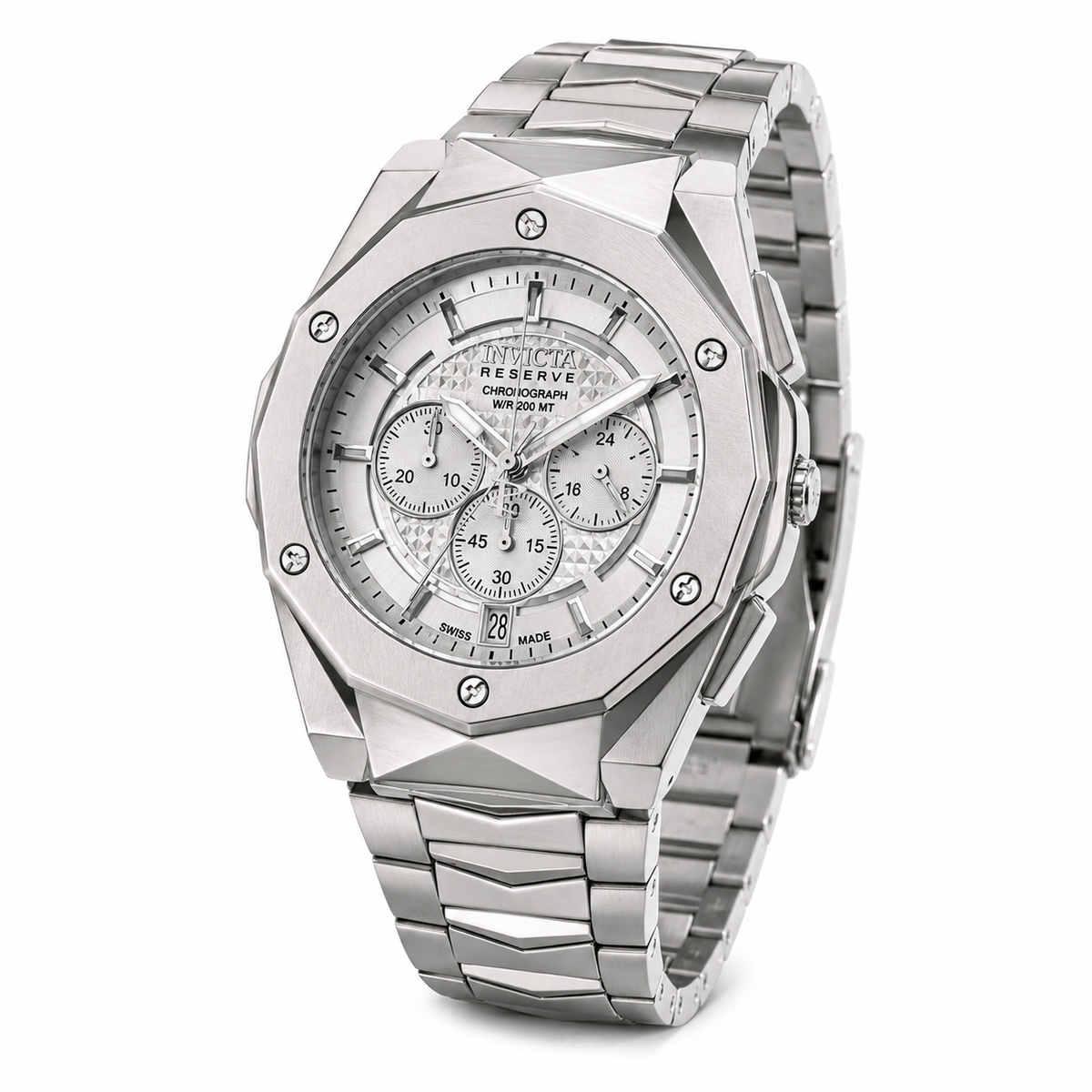 Silver Reserve Chronograph Watch