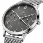 Classic Silver Mesh Watch